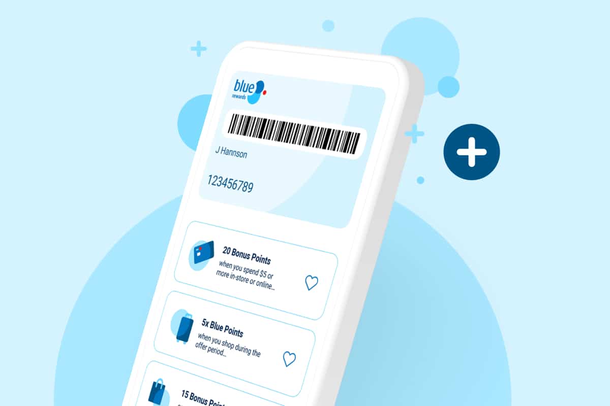 Blue Rewards app
