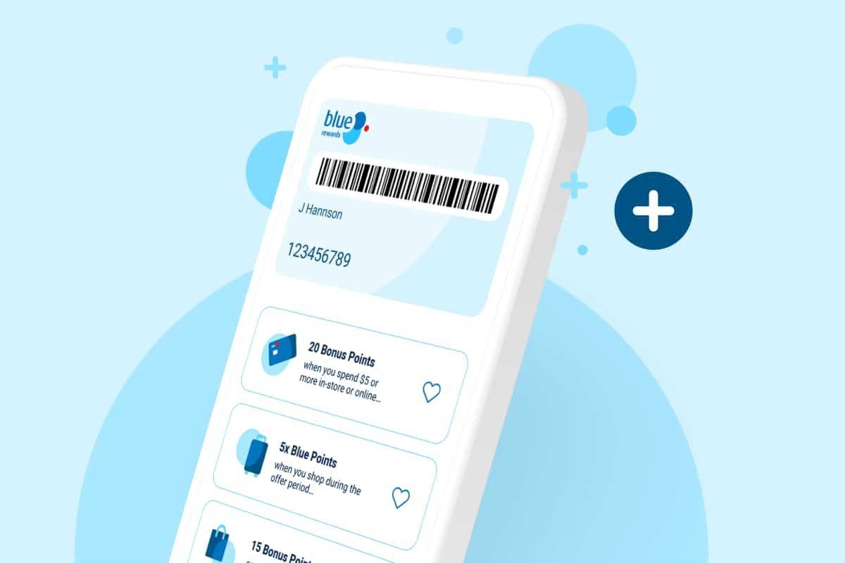 Blue Rewards app